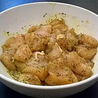 recette MARINADE DE BLANCS DE POULET ( PLANCHA OU BROCHETTE)