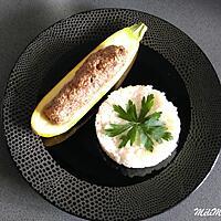 recette Courgettes jaunes farcies