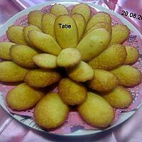 recette Madeleines au citron.