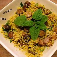 recette Couscous aux épices.bis saucisses.