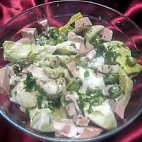 recette salade de cervelas et cœurs d’artichaut.