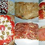 recette PIZZA DUO : MASCARPONE GORGONZOLA POIRE SAUMON/TOMATE MOZZA CHIFFONNADE DE JAMBON D'AOSTE