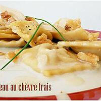 recette Ravioli au veau et chèvre frais, sauce aux noix