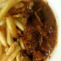 recette agneau accompagné de ses frites