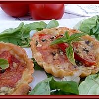 recette Tartelettes tomates-Mozzarella-Basilic.