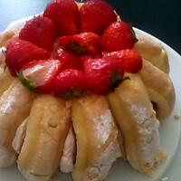 recette CHARLOTTE AUX FRAISE