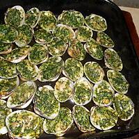 recette Palourdes farcies au beurre d escargot