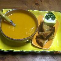 recette Velouté de carottes Carotte à la crème fraiche .