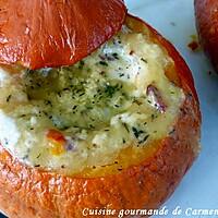 recette Potimarrons farcis à la tomme de Savoie