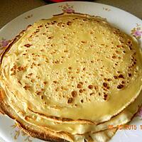 recette Pâte à crêpes légères et rapide