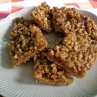 recette Florentines au caramel et noix