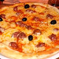 recette pizza aux merguez