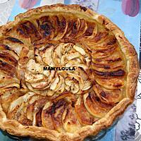 recette Tarte aux pommes à l'ancienne et aux écorses d'oranges confites