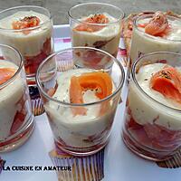 recette Verrine de saumon