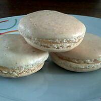 recette MACARONS NOISETTES ET CITRON