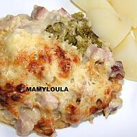 recette Gratin de brocolis