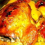 recette poulet roti au céleri et aux tomates cerises