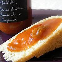 recette Confiture de prunes d'ente et mirabelles au gingembre et à l'amande