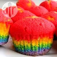 recette rainbow cupcakes