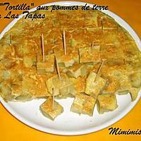 recette La  Tortilla  aux pommes de terre (omelette espagnole) pour Las Tapas chapitre 3