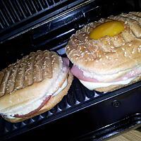 recette Burger croque monsieur et madame