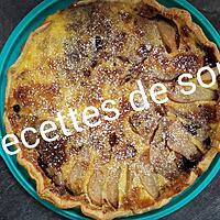 recette Tarte poires chocolat