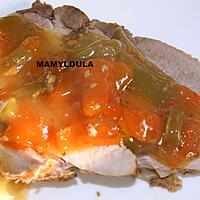 recette Roti de porc à la sauce Mamyloula