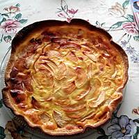 recette TARTE NORMANDE AUX POMMES