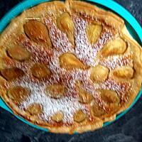 recette Tarte aux poires et aux amandes