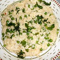 recette RISI E BISI (risotto aux petits pois)