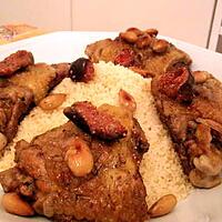 recette Tajine de poulet aux amandes