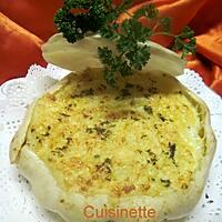 recette Pâtisson blanc au Parmentier.