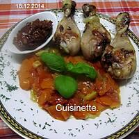 recette Pillons de poulet aux carottes.