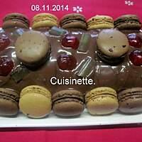 recette Roulé au chocolat et macarons