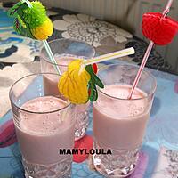 recette Smoothie Banane.pomme.fraises