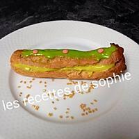 recette Éclairs à la pistache