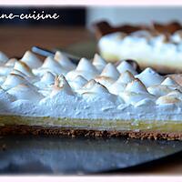 recette Tarte au citron vert et jaune meringuée