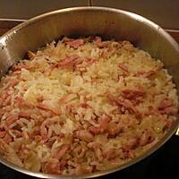 recette riz aux lardons