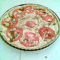 recette Pizza au fromage blanc fines herbes et ail