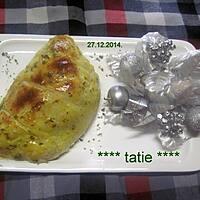 recette Feuilletées d'aiguillette de dinde.courgette. fromage.