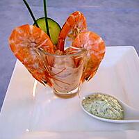 recette Cocktail de Crevettes en Verrine