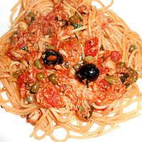 recette SPAGHETTADE RAPIDE AU THON