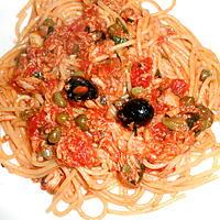 recette SPAGHETTADE RAPIDE AU THON