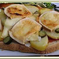 recette Tartine à la raclette