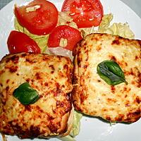 recette CROQUE JAMBON VACHE QUI RIT