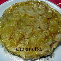 recette Tatin aux pommes pour diabétique.