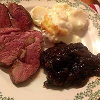 recette Magret de canard et chutney de pruneaux