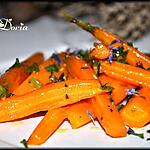 recette Carottes fondantes au cumin et fleurs sauvages de Provence