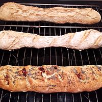 recette Baguette à l'Huile d'Olive et Tomates séchées