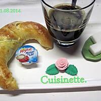 recette Croissants au chocolat.